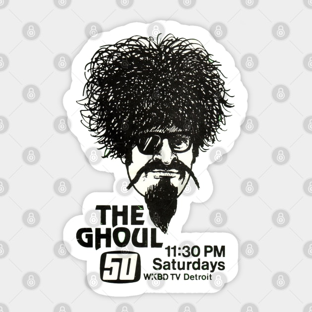 The Ghoul Sticker by Colonel JD McShiteBurger